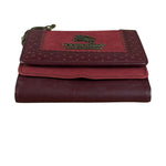 Burberry Blue Label Red Suede/ Leather Wallet