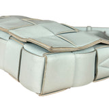 Bottega Veneta Intercciato Cassette Glacier Crossbody
