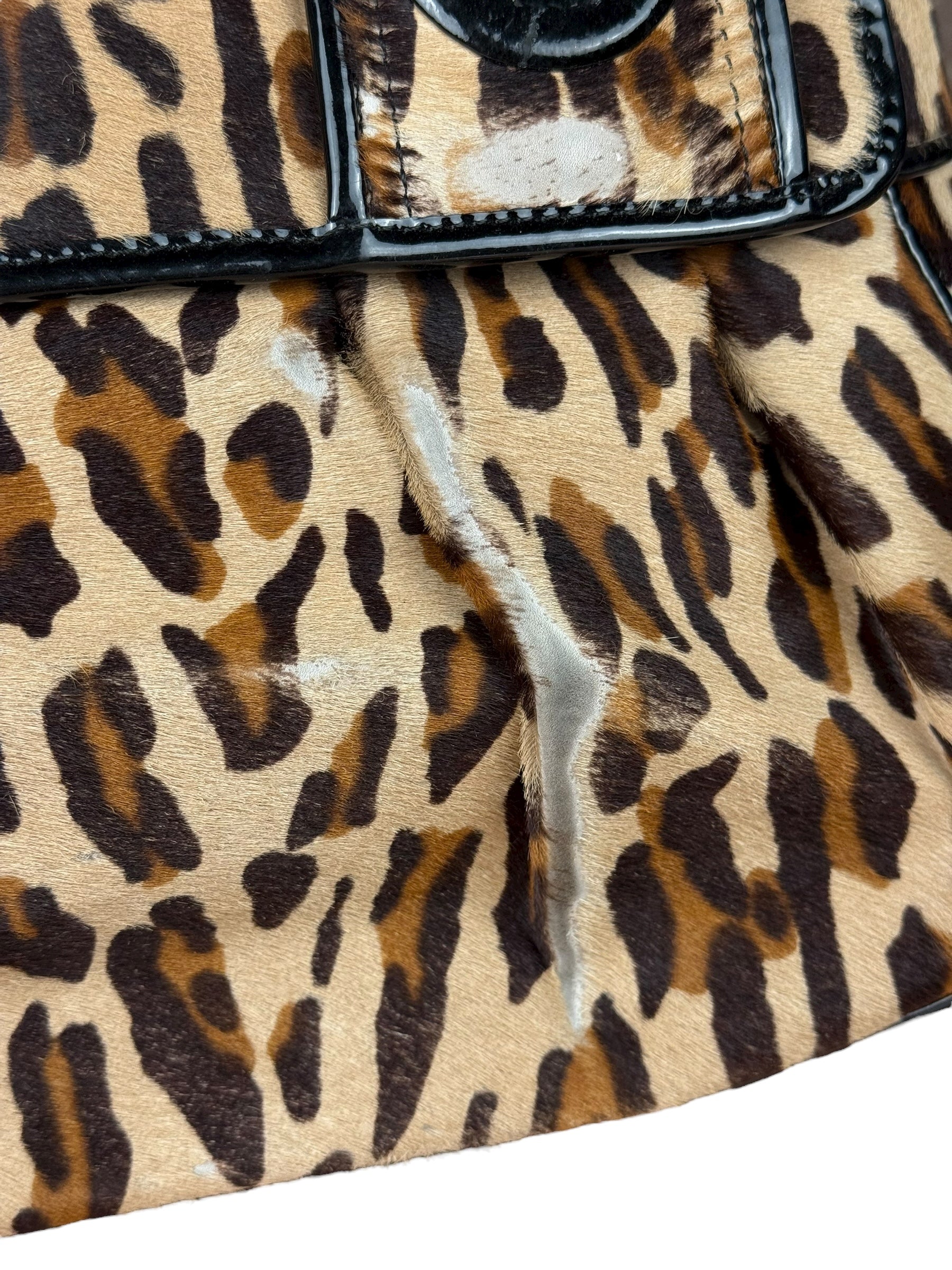 Fendi Leopard Print B Bag