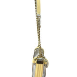 Chanel Yellow Clear PVC Classic Chain Flap Bag 2012