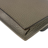 Gucci Grey Leather Wallet On Chain