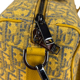 Christian Dior Yellow Oblique Canvas Lingot 22 Shoulder Bag