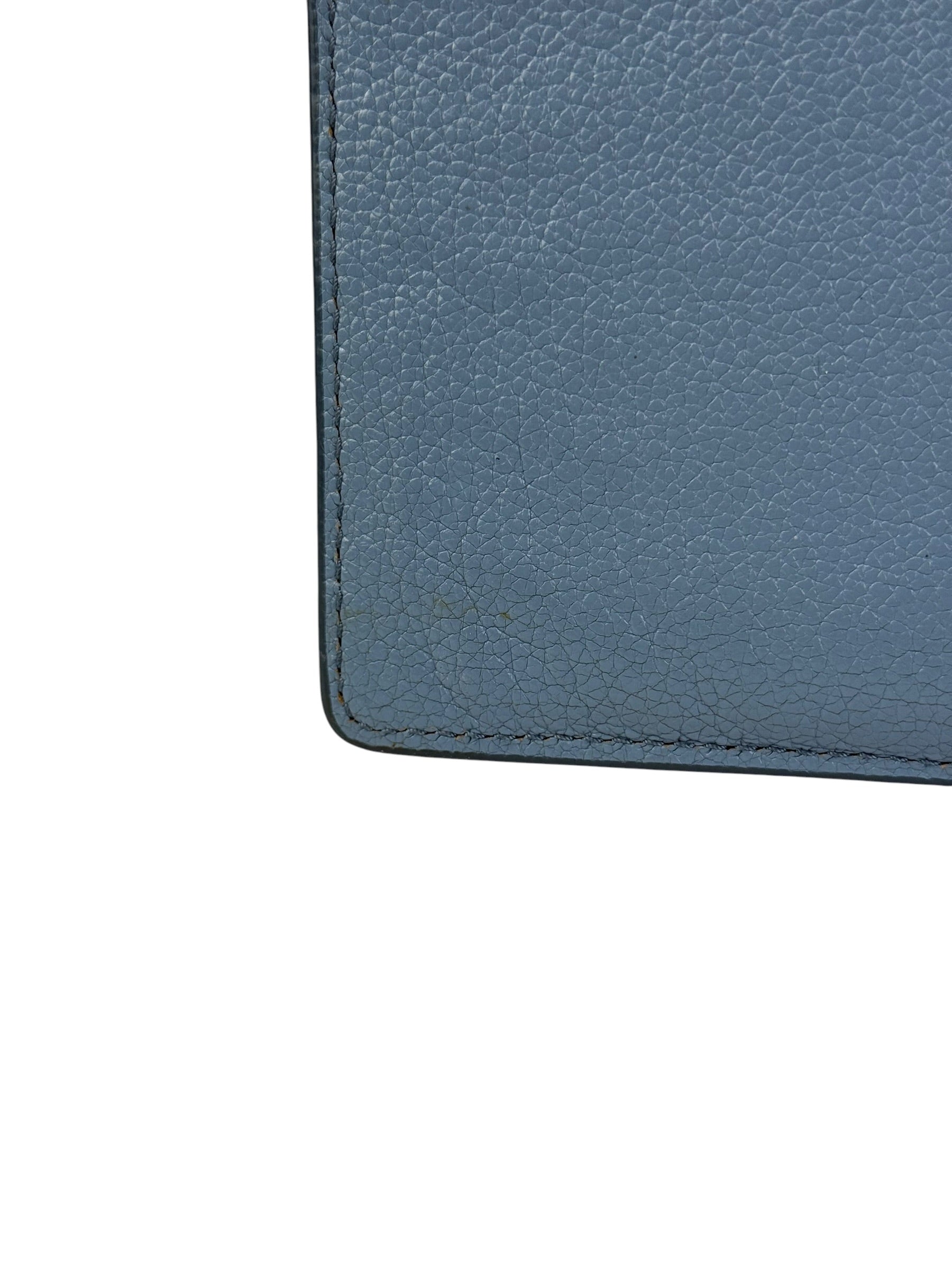 Miu Miu Vintage Blue Zip Cardholder
