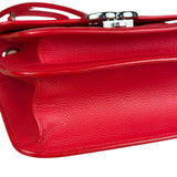 Chanel Red Calfskin Small Box Flap 2017