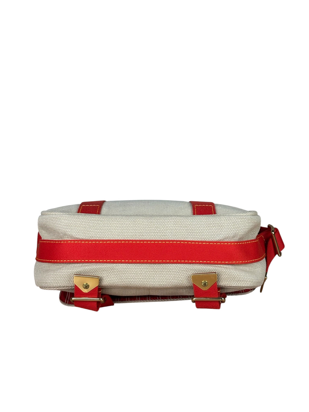 Louis Vuitton Tan/Red Canvas Antigua Besace Messenger Bag PM
