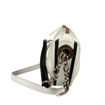 Christian Dior White Leather Micro Vibe Two-Way Bag