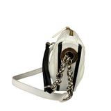 Christian Dior White Leather Micro Vibe Two-Way Bag