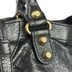 Balenciaga Black Leather Giant 12 City Bag