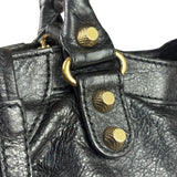 Balenciaga Black Leather Giant 12 City Bag