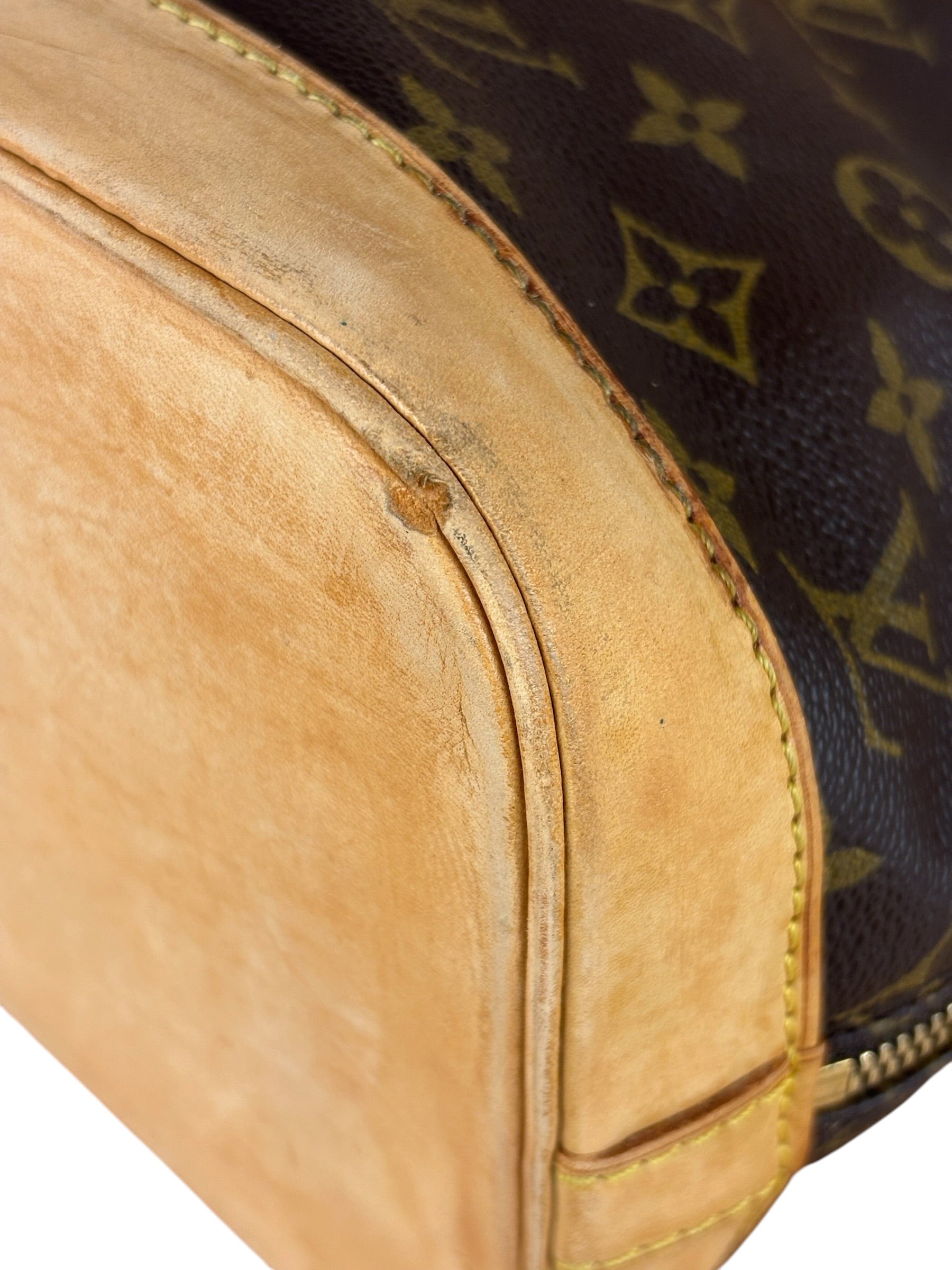 Louis Vuitton Canvas Coated Monogram Alma Hand Bag