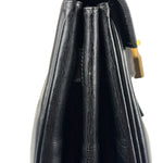 Hermes Black Box Leather Kelly 32 Handbag 1979