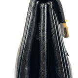 Hermes Black Box Leather Kelly 32 Handbag 1979