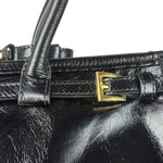 Prada Calfskin Bonnie Shoulder Bag Black