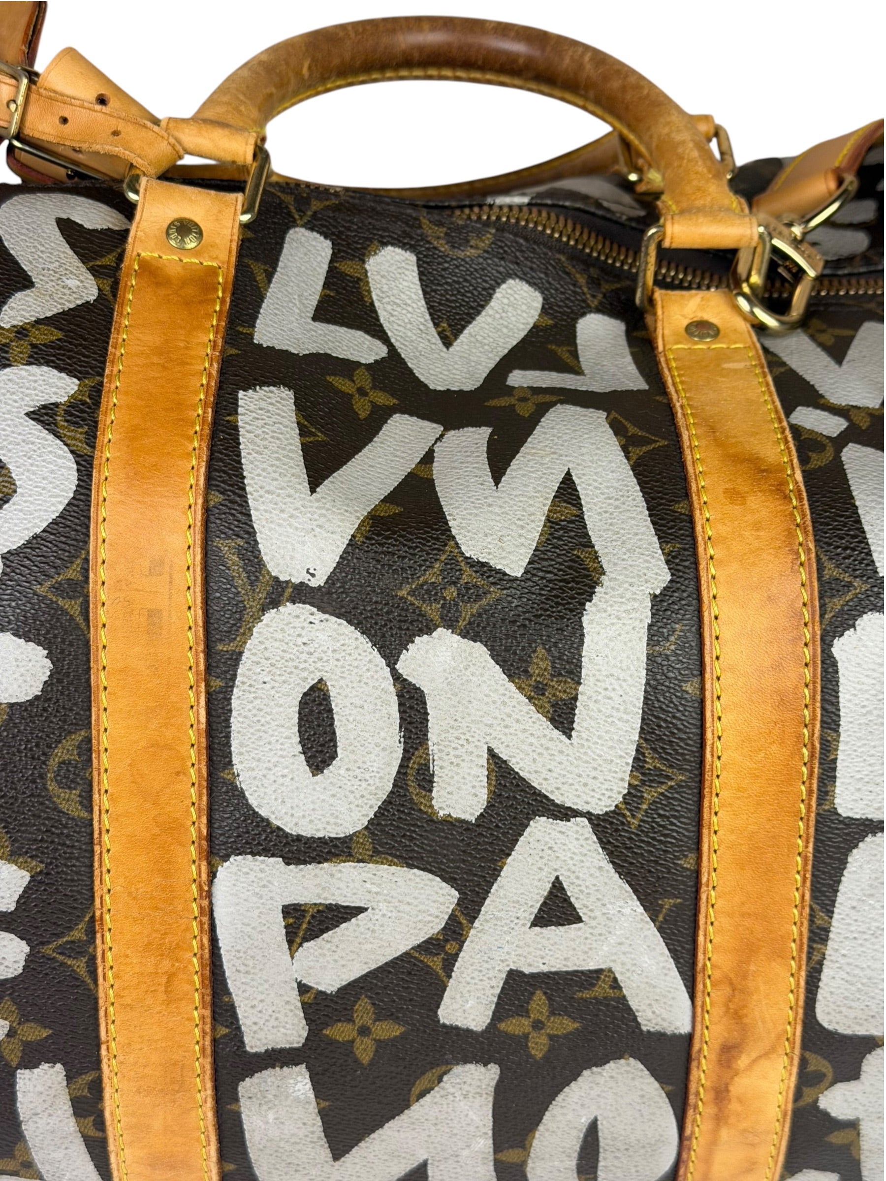 Louis Vuitton x Stephen Sprouse Monogram Graffiti Keepall 50