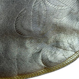 Loewe Gold Leather Anagram Shoulder Bag