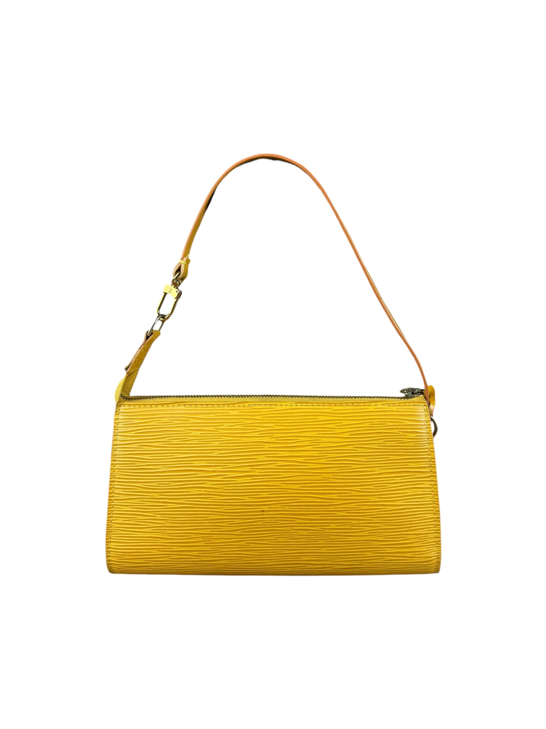 Louis Vuitton Yellow Epi Pochette