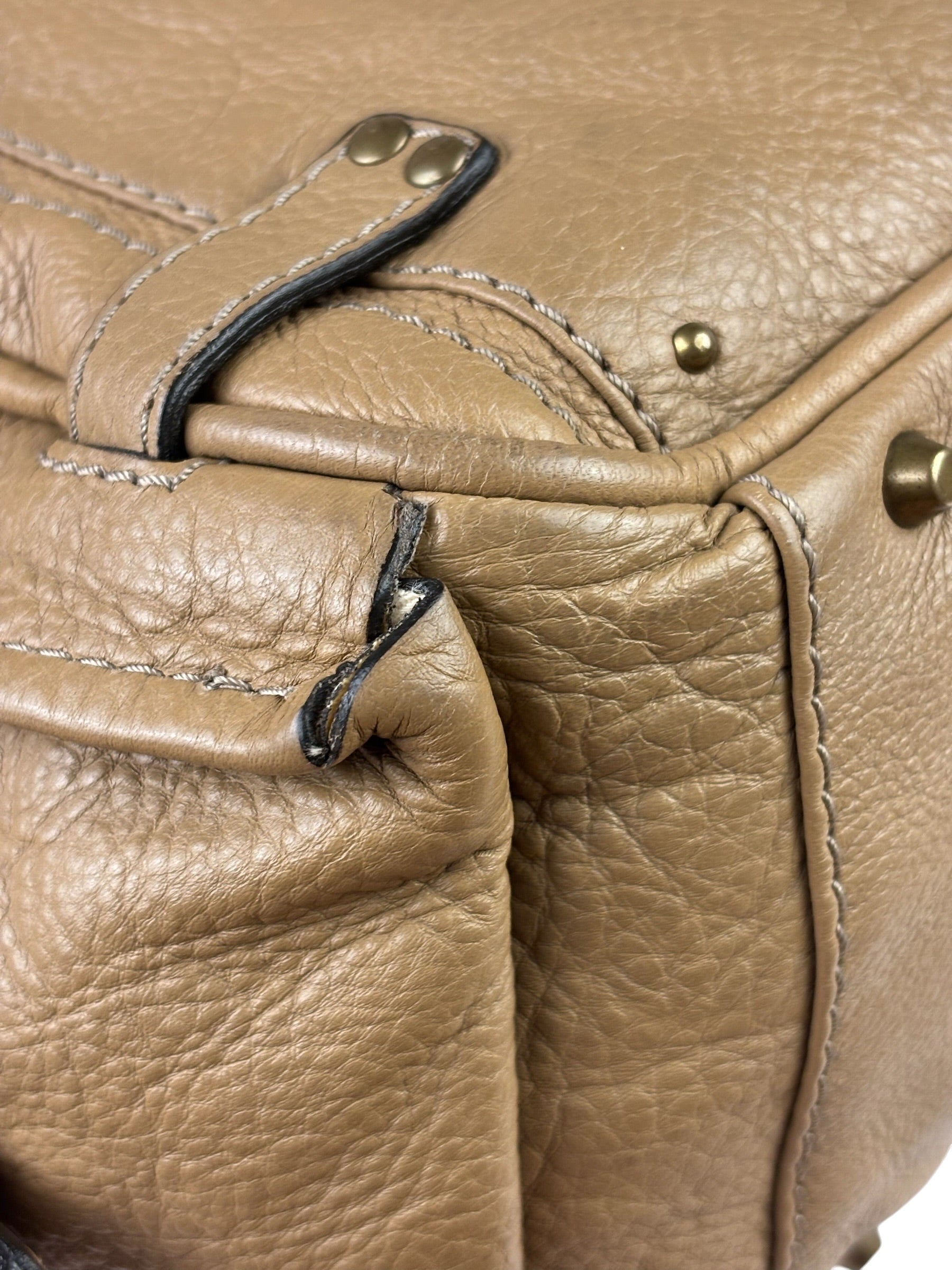 Chloe Brown Leather Paddington Shoulder Bag