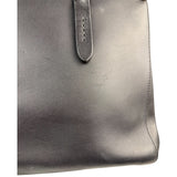 Coach Black Leather Trim Copper Carryall Two-Way Bag