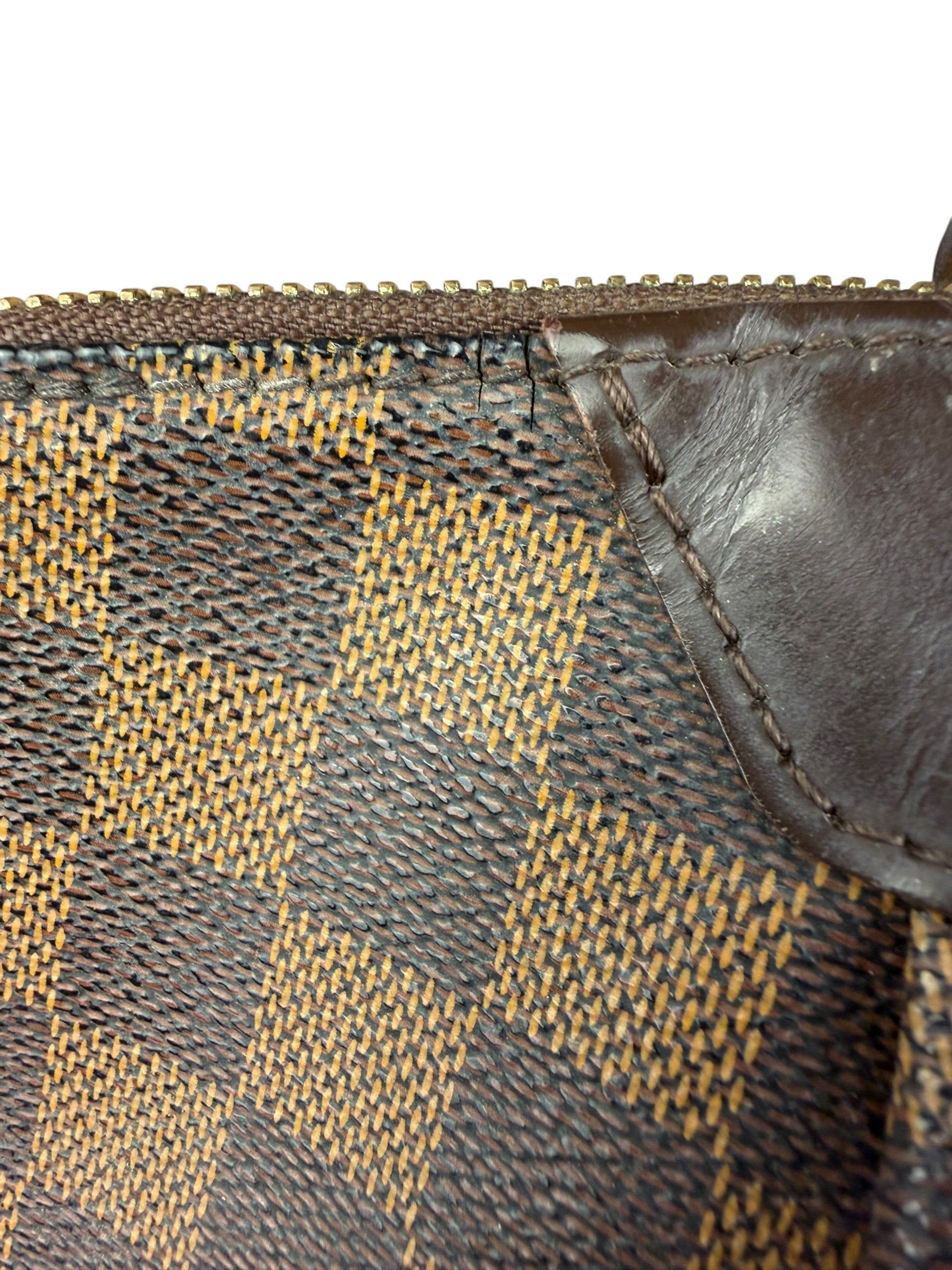 Louis Vuitton Canvas Damier Ebene Totally Shoulder/Tote Bag
