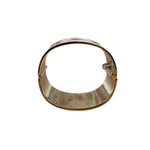 Chanel Pink/Gold Resin CC Wide Cuff