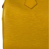 Louis Vuitton Yellow Epi Leather Speedy 25