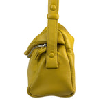 Prada Yellow Leather Padded Nappa Signaux Shoulder Bag