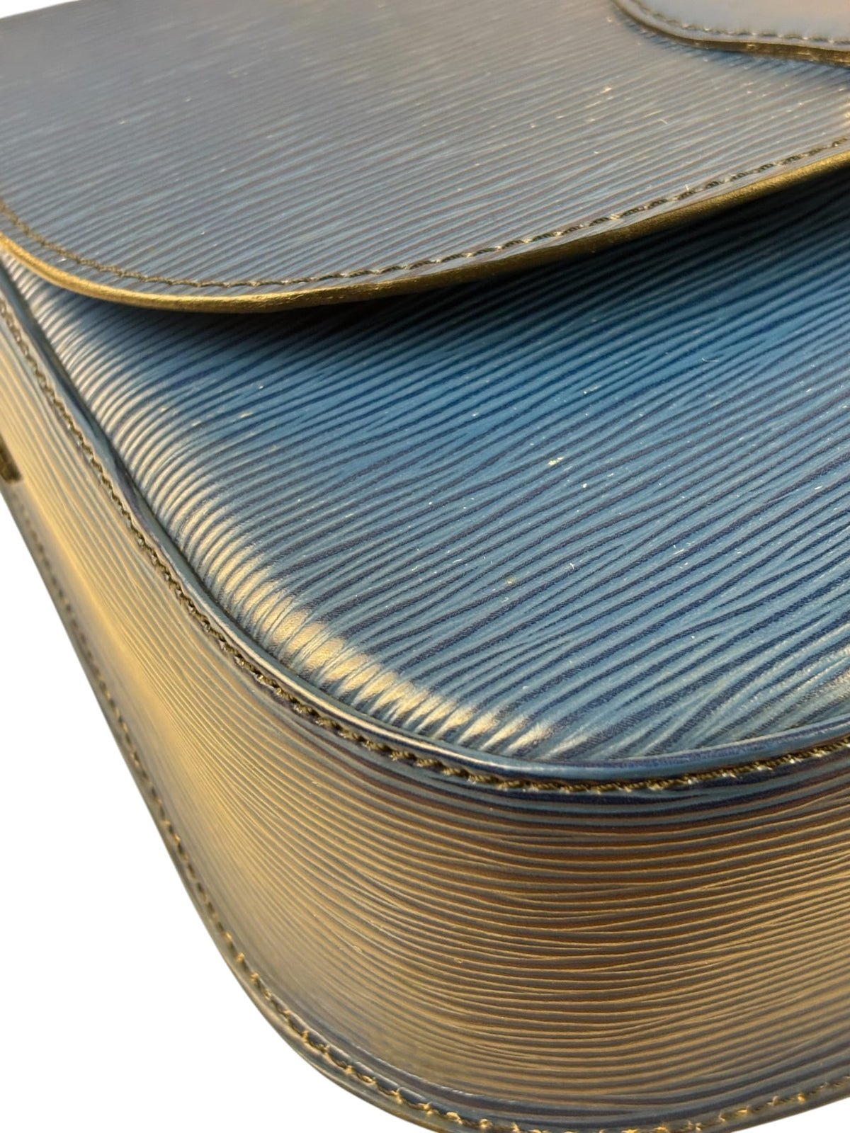 Louis Vuitton Vintage Blue Epi Saint Cloud GM Crossbody