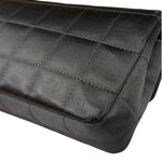 Chanel Black Satin Chocolate Bar Mini East-West Flap Bag