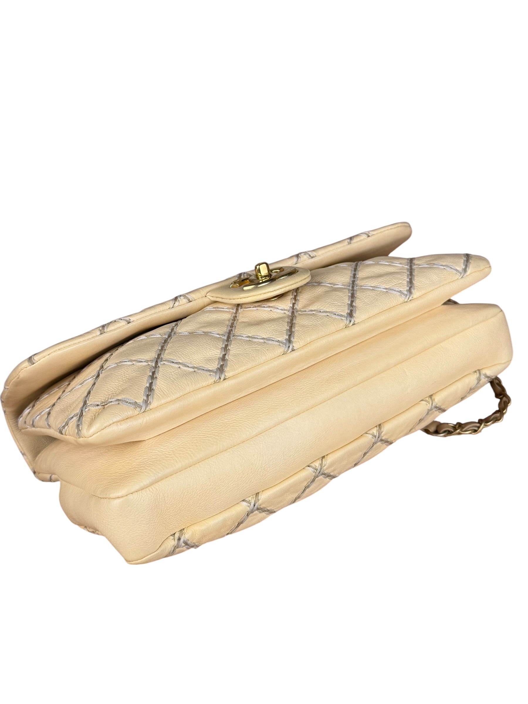 Chanel Beige Ultimate Stitch Flap 2014