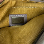 Fendi Lavender Python & Suede Pochette