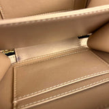 Chanel Mini Golden Plate Quilted Vanity Bag