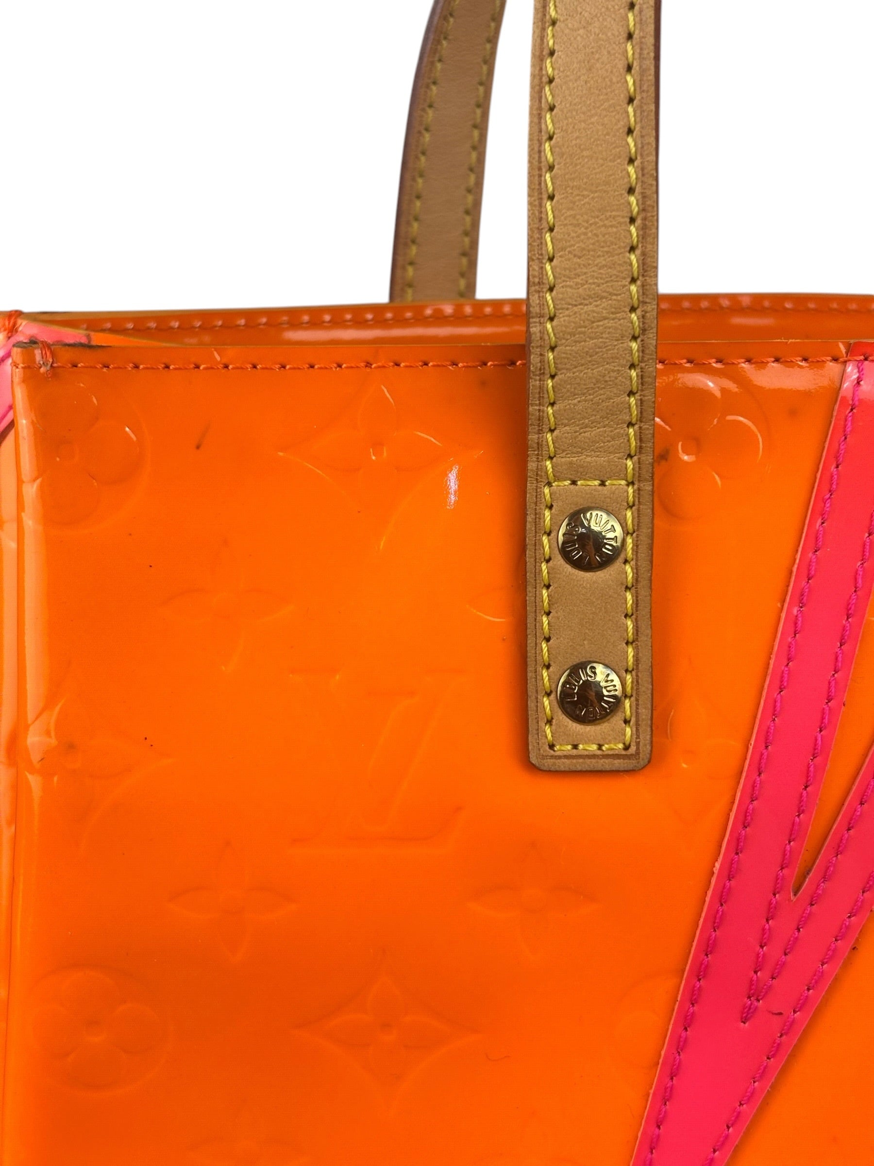 Louis Vuitton x Robert Wilson Monogram Fluo Vernis Reade Tote Bag MM