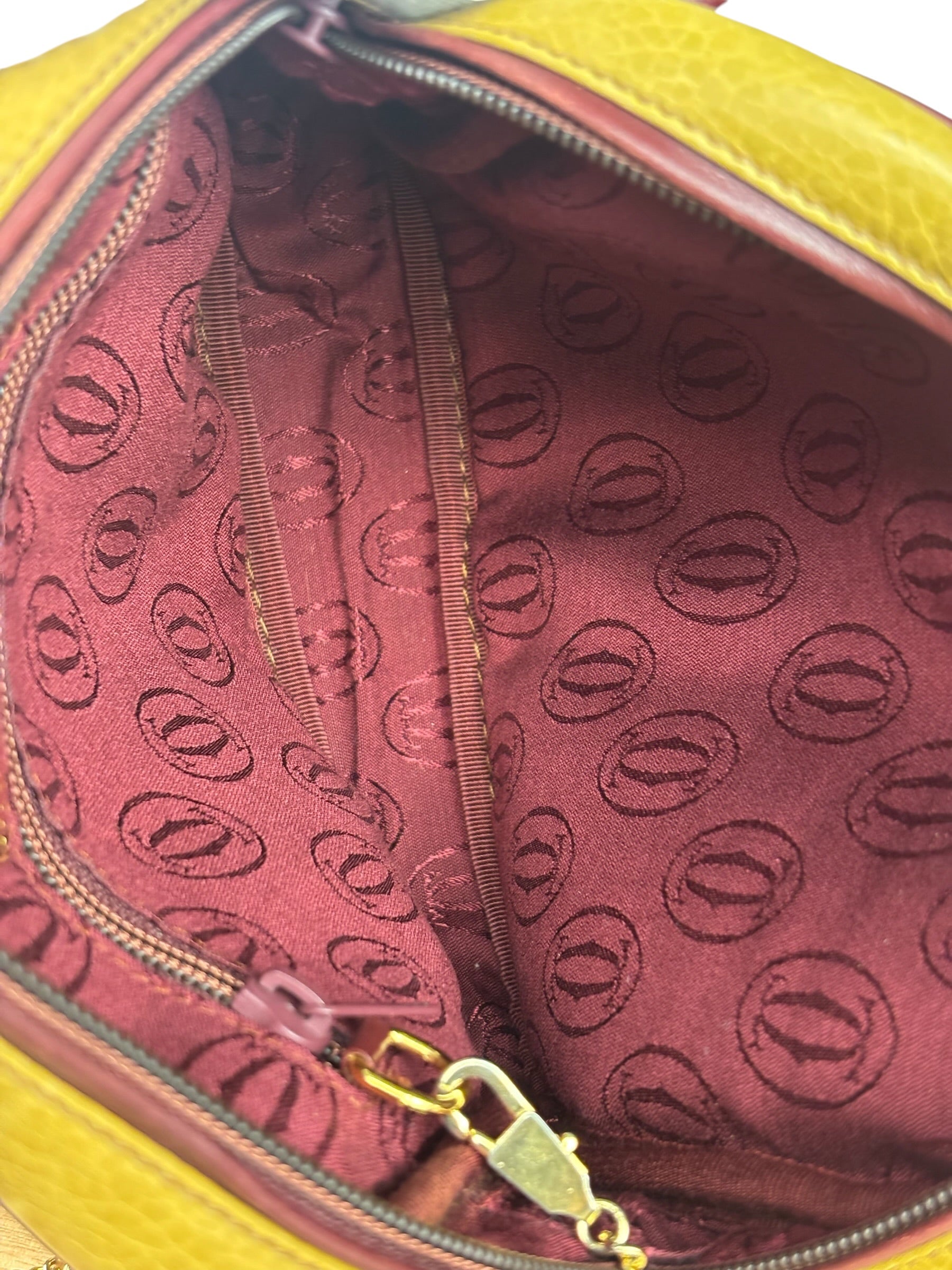 Cartier Vintage Leather Crossbody Camera Bag