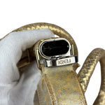 Fendi Metallic Gold Spy Shoulder Bag