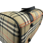 Burberry Vintage Haymarket House Small Boston Bag