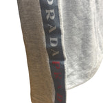 Prada Grey Long Sleeve High Neck Top