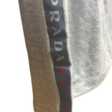 Prada Grey Long Sleeve High Neck Top