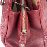 Chanel Burgundy Caviar Quilted Leather Tote 2010