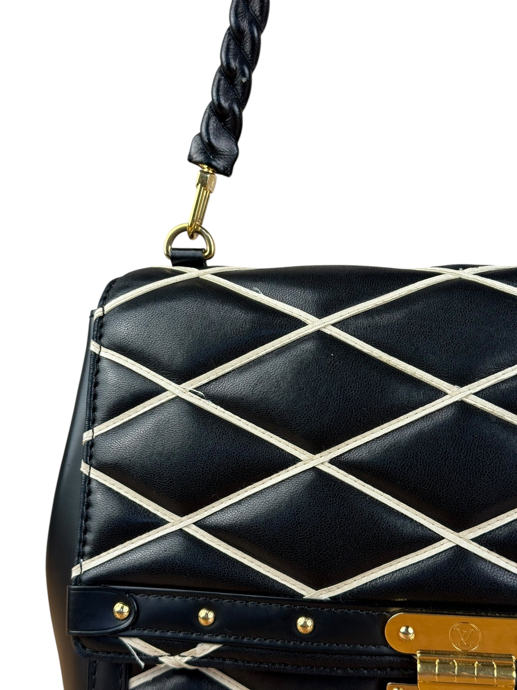 Louis Vuitton Black Malletage Quilted Shoulder Bag