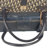 Christian Dior Vintage Navy Oblique Travel Bag