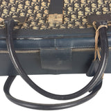 Christian Dior Vintage Navy Oblique Travel Bag