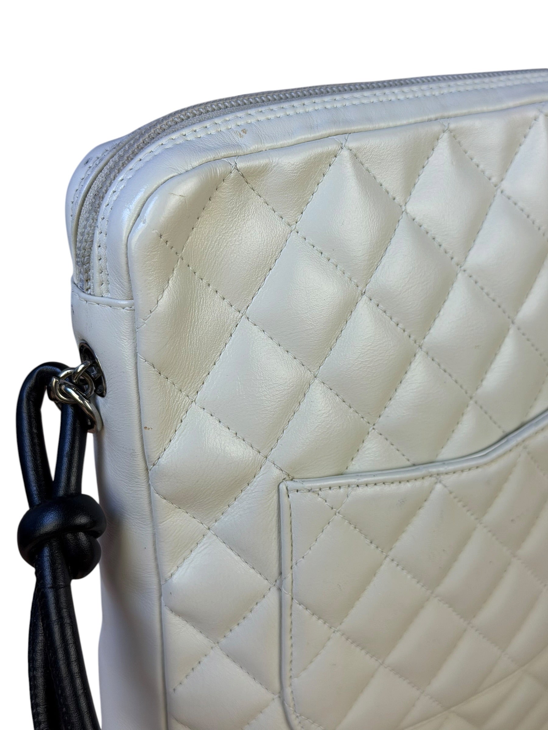 Chanel Vintage Leather Cambon Ligne Crossbody/Shoulder Bag-2008