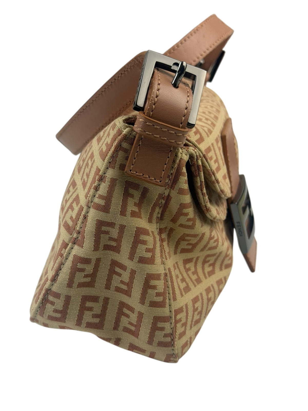 Fendi Mauve Zucchino Small Mama Baguette