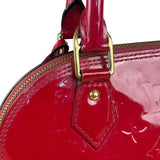 Louis Vuitton Red Monogram Vernis Alma bb