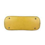 Celine Yellow Leather Dome 2Way Handbag
