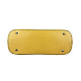 Celine Yellow Leather Dome 2Way Handbag