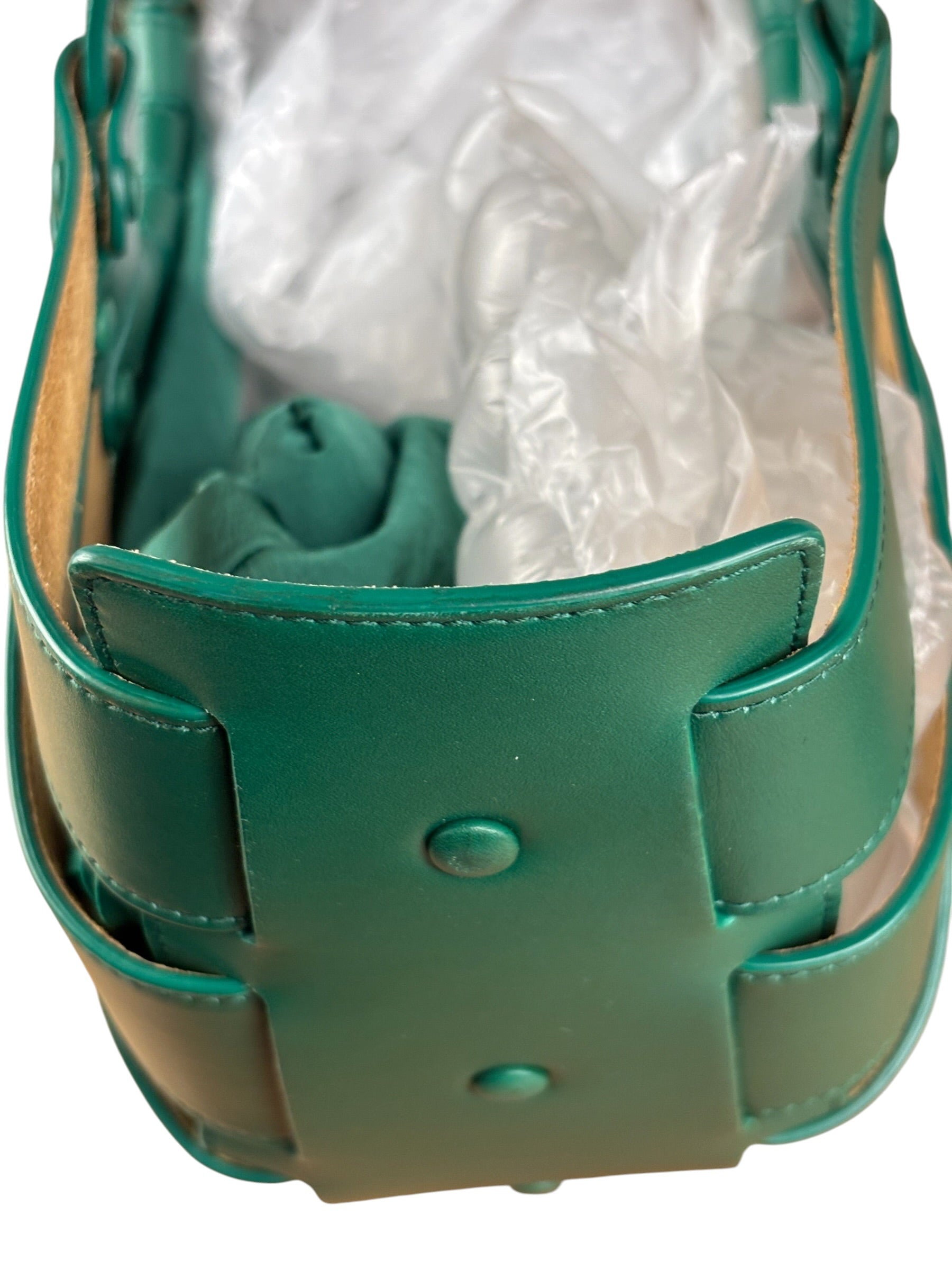 Bottega Veneta Leather Shell Shoulder Bag