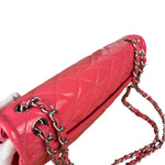 Chanel Pink Patent Leather Double Flap Bag 2012
