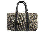 Christian Dior Vintage Navy Blue Trotter Boston Bag