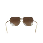Celine Gold Tone Square Aviator Sunglasses CL41808/S